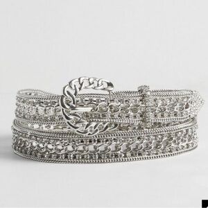 NWT Torrid Rhinestone Denim Belt